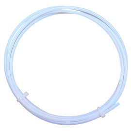 PTFE Tube Kit, 2.5mm ID×4mm OD, 2M/6.56ft, Compatible with Bambu Lab AMS X1/P1P/A1, CREALITY K2 Plus/Hi, FLASHFORGE 5M, Prusa MMU3 (white PTFE Tube 2m)