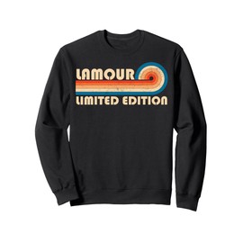 LAMOUR Surname Retro Vintage 80s 90s Birthday Reunion Sweatshirt