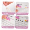 FOMIYES 10pcs False Eyelashes Storage Cards Lash Glue Cards for
