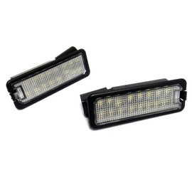 RZG 2x LED Rear Licence Number Plate Light White For Altea XL Exeo Ibiza IV V Leon II III Toledo IV Superb II