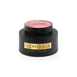 Slowianka Nail Trends Construction Gel, Building Gel UV, LED Gel, Light Beige Cover Builder Gel, 50 g, Non-Leveling, Non-Self-Levelling Builder Gel for Gel Nails, Build Gel for UV Lamp, Pink