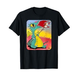 Hot Stuff/The Baby Dragon roasts a Marshmallow for Fun! T-Shirt