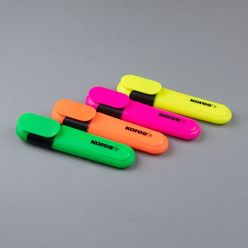 Kores - Highlighter Pens - Bright Liner Plus, Fluorescent, Water
