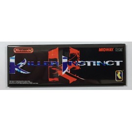 Killer Instinct Arcade Game Marquee Fridge Magnet