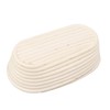 25cm Bread Proofing Basket Set Oval Natural Rattan Sourdough Proofing