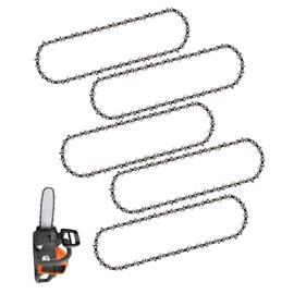 Thten 14 inch Chainsaw Chain Compatible with Echo CS-330T,CS-300,CS-3000, PPT-2620,PPT-265,PPT-266,Husqvarna,Ryobi,Makita,Ego,Greenworks,Worx,52DL,3/8" LP Pitch,0.043" Gauge Chain Saw Blade 5 Pack