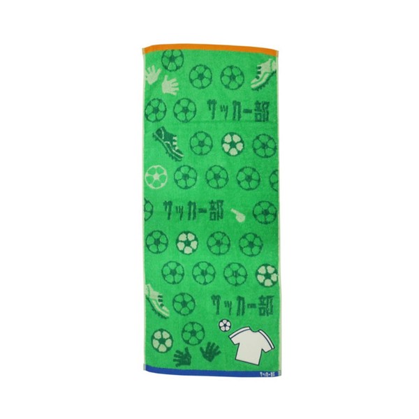 Marushin 0605011000 Face Towel, Soccer Club, W 13.4 x H 31.5 inches (34 x 80 cm), Write Messages, Club Activities, Retirement, Competition, Matching, Cotton, Present, Gift, Birthday