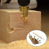 GIONAR 5 Pcs Step Drill Bits Set, Cone Drill Bit