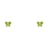 14k REAL Yellow Gold Butterfly Stud Earrings with Screw Back-