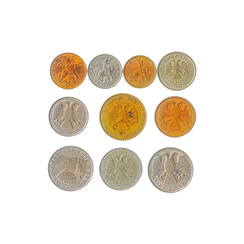 Russian Federation 10 Mixed Coins | Kopeks and Rubles |