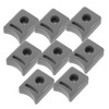 DOITOOL 8pcs Shower Door Bumper Stops Collision Sliding Door Stoppers