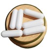 Barra magnética de agitador PTFE para mezclador magnético, forma de