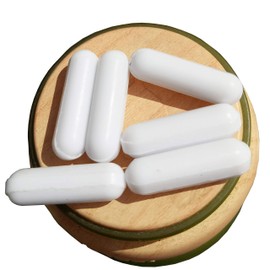 Barra magnética de agitador PTFE para mezclador magnético, forma de cilindro, Medium,10PCS, 7X25mm