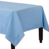 FANCYDRESSCOZ Paper Table Cover Recyclable Eco Friendly Paper Tablecover Disposable Tablecloth BIRTHDAY WEDDING CORONATION FESTIVAL (LIGHT BLUE), Medium (00125)