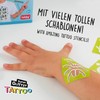 TATOY Super Glittzy Party Glam Tattoo Set - Skin-Friendly Temporary