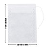 100 Pcs Reusable Tea Bags 9 x 7 cm Empty