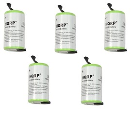 HQRP 5-Pack Battery Compatible with Wahl 00745-302 745-302 9877 9879 8900 8061 7070 7353 7045 7030 7037 7355 5-Star Shaver Trimmer