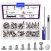Swpeet 152 pieces M5 x 5 mm, 6 mm, 8