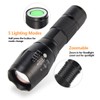 ULTRAFIRE A100 3-Color-Light Tactical 18650 Flashlight, xml-t6 800 Lumen Small