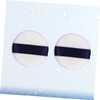 FOMIYES 2pcs Soft Round Powder Puff Cosmetics Tool Dual Sided