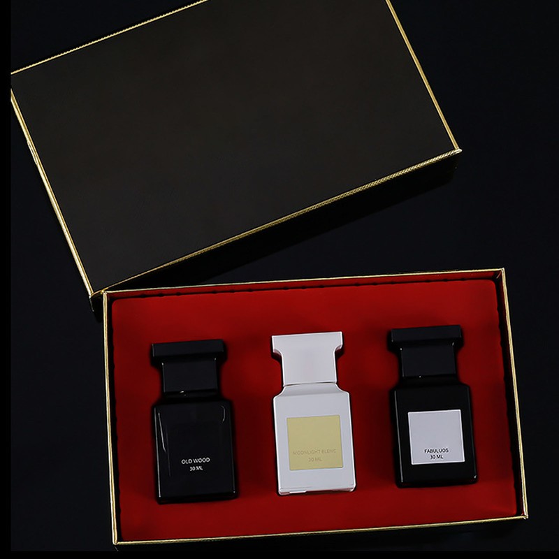 Men Perfume Gift Set Refreshing Light Scent Fragrance Spray Long