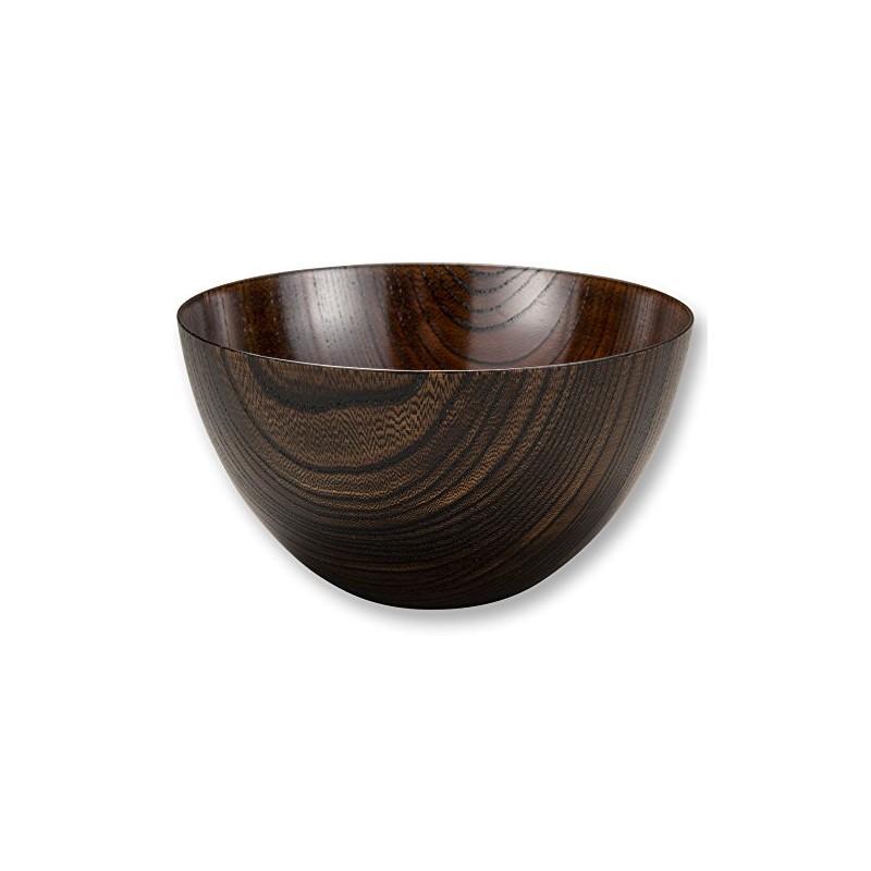 浅田漆器工芸 4.0たまゆらボウル黒摺 AS14-2