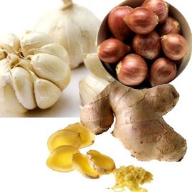 Fresh Ginger, Garlic and Shallot Set