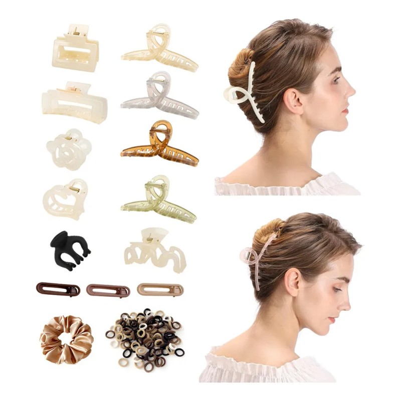 65 Piezas Pinzas Para El Cabello Broches Cabello De Pelo
