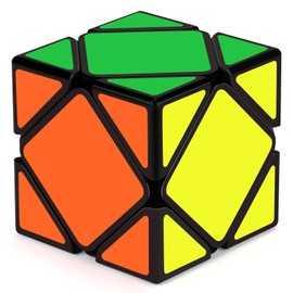 Maomaoyu Magic Cube Skewb Speed Magic Cube Puzzle Magic Cube PVC Sticker for Fast and Precise Black