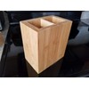 SplashSoup Bamboo Expandable Cooking Utensil Kitchen Tool Holder | Natural