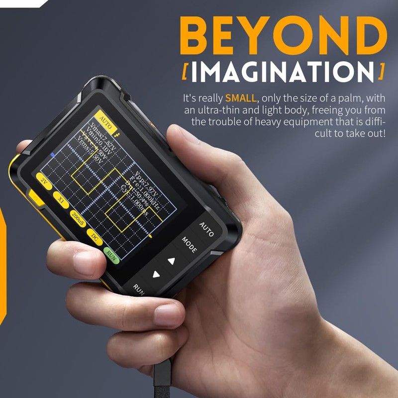 DollaTek DSO152 Mini Handheld Digital Oscilloscope 2.5MSa/s 200KHz Analog Bandwidth