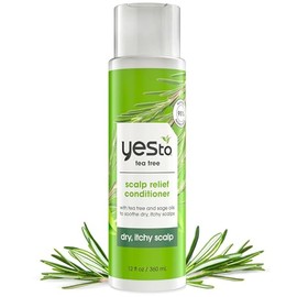 Yes To Naturals Tea Tree & Sage Oil Scalp Relief Conditioner for Dry & Itchy Scalp, 12 Fluid Ounce