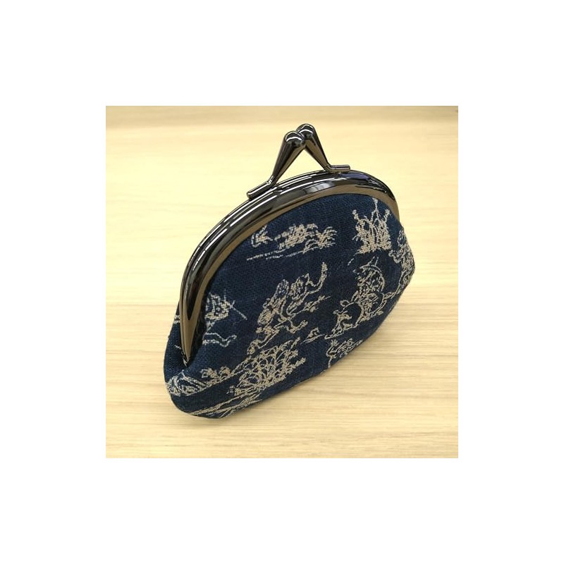 Maruzen Wallet, Japanese Pattern Wallet, Men’s 3.3 inch (3.3 cm),