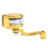 Front Brake Fluid Reservoir CNC Aluminum Motorcbike Oil Cup Set