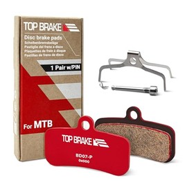 parte superior BRAKE Disc - Pastillas de freno para bicicleta de montaña para Shimano Saint BR-M810/M820 XTR-M9120 Tektro TRP 4 pistones | MTB, cuesta abajo, compuesto de cerámica, opción silenciosa,