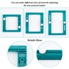 AHANDMAKER Adjustable Plastic Tassel Maker, Square Teal Tassel DIY Tool