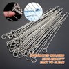 30cm Kebab Skewers, 20 Pcs Stainless Steel BBQ Grilling Skewer