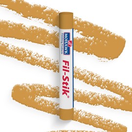 MOHAWK Fill Stick (Fil-Stik) Putty Stick for Wood Repair (Natural Tone)- Rub On Semi-Soft Wax Filler Stick