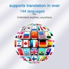 ENGFYADSY AI OWS Language Translator Earbuds Real Time, Supports 144