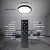 Unicozin Dimmable LED Flush Mount Ceiling Light with Remote Control,