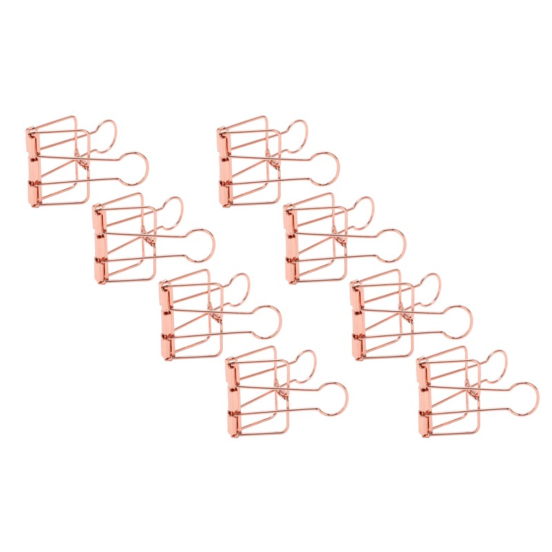 30Pcs Wire Binder Clips 2in Wide Hollow Out Strong Metal
