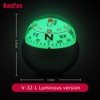 KanPas Dashboard Compass Ball with Double Dials for Cars Boats
