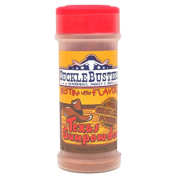 SuckleBusters SBTG050 Famous Texas Gun Powder Pure Ghost Chili Pepper