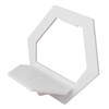 3Pcs Hex Floating Shelf PVC Modern Simple Fine Appearance Floating