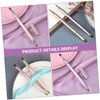 Ipetboom 4pcs Lip Brush Cover Dual-headed Makeup Applicator for Lipstick