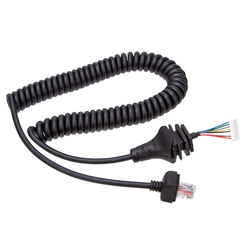 Portable Radio Microphone Microphone Cord Speaker Cable for ICOM HM152/HM154