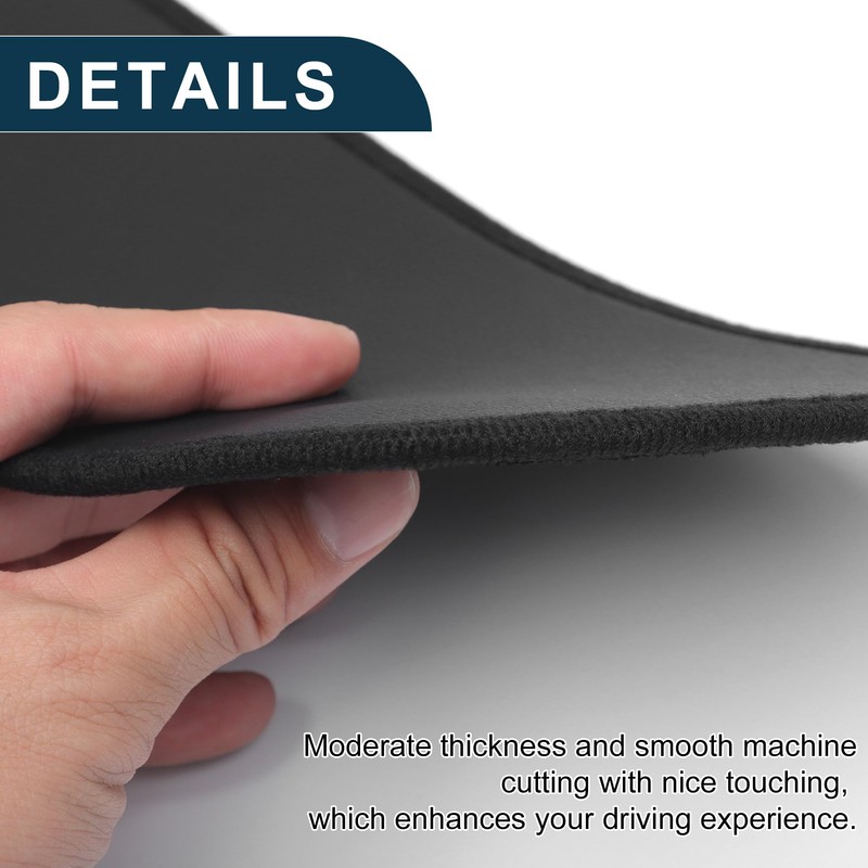 X AUTOHAUX Leather Car Door Anti Kick Pad Sticker for