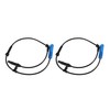 A ABSOPRO ABS Wheel Speed Sensor 34526756384 Black Pack of