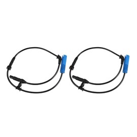 A ABSOPRO ABS Wheel Speed Sensor 34526756384 Black Pack of 2
