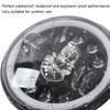Motorcycle LED Headlight, 7in Round Motorcycle LED Angel Eye Headlight